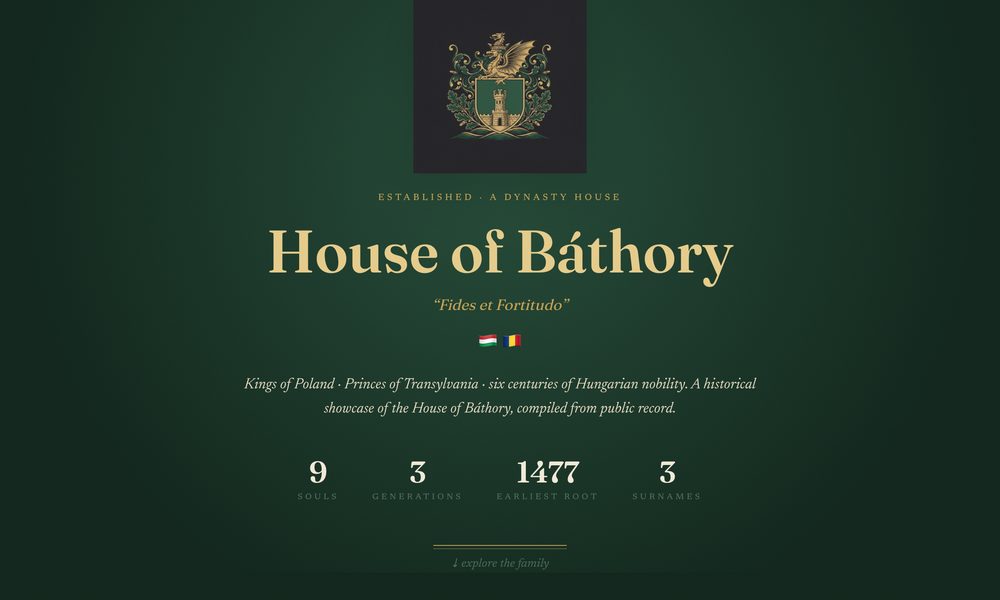 Give your dynasty its own home on the web.